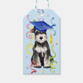 Mini Schnauzer Afstuderen Cadeaulabel (Voorkant)