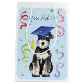 Mini Schnauzer Afstuderen Medium Cadeauzakje (Achterkant)