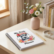 Mini Schnauzer Bloemendagboek