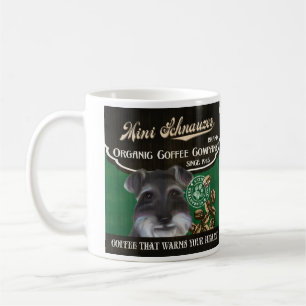 Mini Schnauzer Brand - Organic Coffee Company Koffiemok