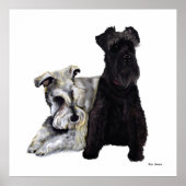Mini Schnauzer Buddies Poster (Voorkant)