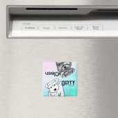Mini Schnauzer Clean Dirty vaatwasser magneet (Insitu (Vaatwasser))