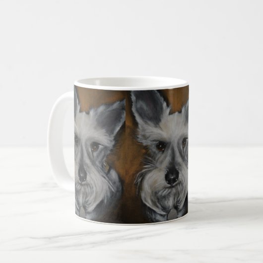 Mini Schnauzer Coffee Mok 2 (Voorkant links)