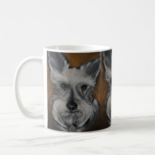 Mini Schnauzer Coffee Mok 2 (Links)