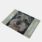 Mini Schnauzer door Mat (Schuin)