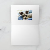 Mini Schnauzer Feestdagen Kaart (Binnen)