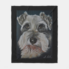 Mini Schnauzer Fleece Blankets Deken