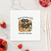 Mini Schnauzer Hondenliefhebbers Servet (Insitu)