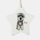 Mini Schnauzer Joy Ornament (Rechts)