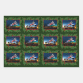 Mini Schnauzer-kerstpapier Inpakpapier Vel (Voorkant 2)