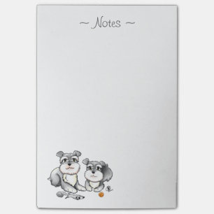 Mini Schnauzer-laptop Post-it® Notes