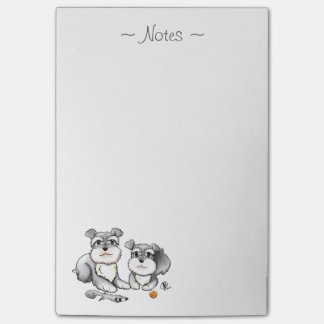Mini Schnauzer-laptop Post-it® Notes