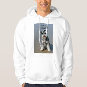 mini schnauzer-liefde w pic hoodie