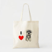 Mini Schnauzer Love Tas (Voorkant)