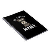 Mini Schnauzer Ma T-Shirt | Mini Schnauzer Mama Notitieboek (Rechterzijde)