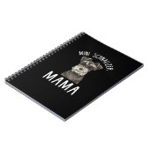 Mini Schnauzer Ma T-Shirt | Mini Schnauzer Mama Notitieboek (Linkerzijde)