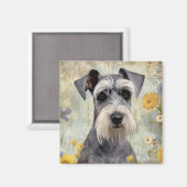 Mini Schnauzer Magneet (Voorkant / Achterkant)