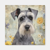 Mini Schnauzer Magneet (Voorkant)