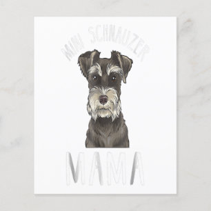 Mini Schnauzer Mam Shirt Mini Schnauzer Mama Flyer