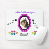 Mini Schnauzer Mousepad Muismat (Met muis)