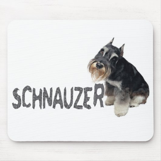 Mini Schnauzer Muismat (Voorkant)