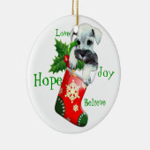 Mini Schnauzer Ornament (Rechts)
