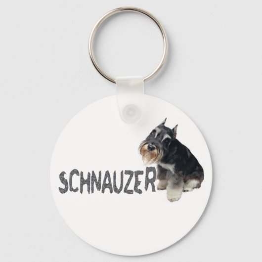 Mini Schnauzer Sleutelhanger (Voorkant)