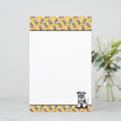 Mini Schnauzer Sunshine (Staand voorkant)