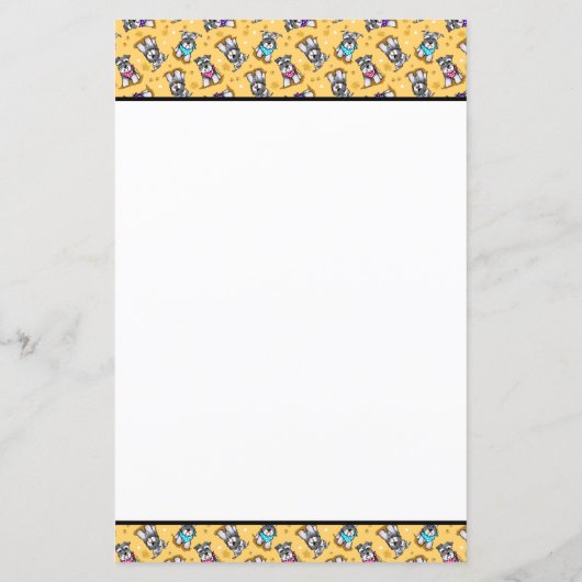 Mini Schnauzer Sunshine (Achterkant)