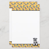 Mini Schnauzer Sunshine (Voorkant / Achterkant)