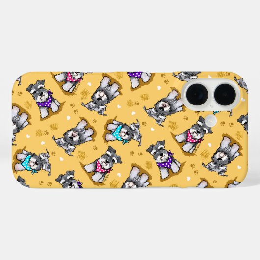 Mini Schnauzer Sunshine Case-Mate iPhone Case (Achterkant (horizontaal))