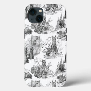 MINI SCHNAUZER Terrier Black Toile Case-Mate iPhone Case