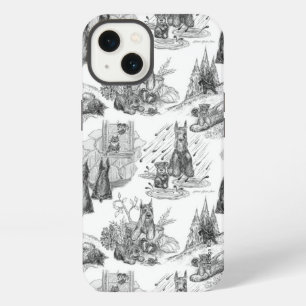MINI SCHNAUZER Terrier Zwart Toile iPhone 13 Hoesje