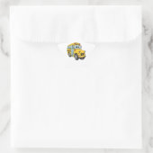 Mini School Bus Cartoon Ster Sticker (Tas)