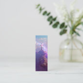 Mini Schrift Bladwijzer / Pasen Kaart invoegen Contactkaartje (Staand voorkant)