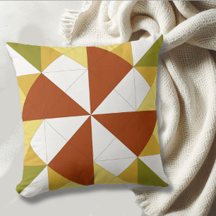 Mini Schuur Quilt Herfst Pinwheel Kussen