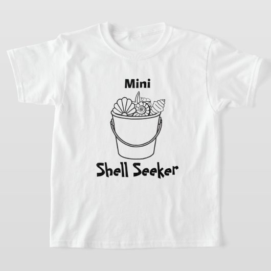 Mini Shell Seeker – T-Shirt voor Kinderen om te Sc (Laagn)
