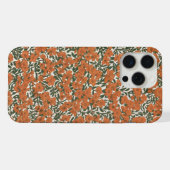 Mini sinaasappel bloemen ontwerp iPhone hoesje (Achterkant horizontaal)