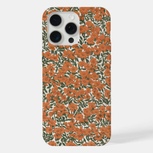 Mini sinaasappel bloemen ontwerp iPhone 15 pro max case
