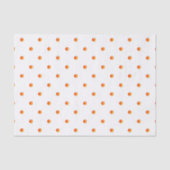 Mini Sinaasappel polka stippen Tissuepapier (Voorkant)