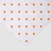Mini Sinaasappel polka stippen Tissuepapier (Detail)