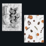 Mini Sinaasappel Vrolijk Kerstfeest Zwart & Wit Fo Notitiekaartje<br><div class="desc">Op zoek naar een mooie en unieke vakantiekaart om dit jaar naar je vrienden en familie te sturen? Zoek niet verder dan onze Mini Sinaasappel Merry Christmas Black & White Photo Note Kaart! Deze eenvoudige en elegante 3.5x2.5-kaart is voorzien van uw favoriete foto met volledig aflooplicht, met een zwart-wit filter...</div>