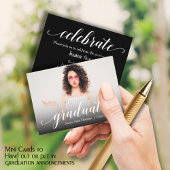 MINI Size Afstudeerder Fotouitnodiging Kaarten