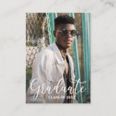 MINI Size Foto 2025 Uitnodigingen voor afstuderen (Voorkant)