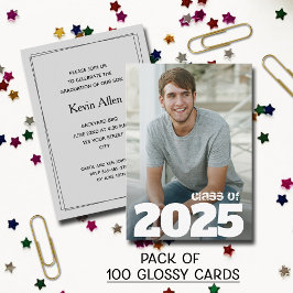 MINI Size Glossy Fotodiploma Uitnodigingen