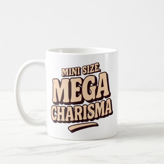 Mini Size Mega Charisma Koffie Mok (Links)