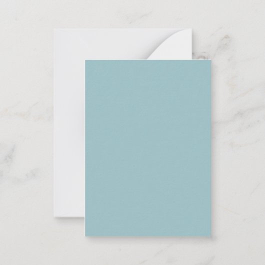 MINI SIZE Pastel Eucalyptus Weddenschap opslaan Da Notitiekaartje (Achterkant)