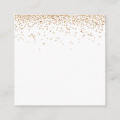 MINI SIZE Weddenschap met details Manuscript Gold  Informatiekaartje (Achterkant)