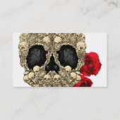 Mini Skeletons Suikerhuid Visitekaartje (Achterkant)