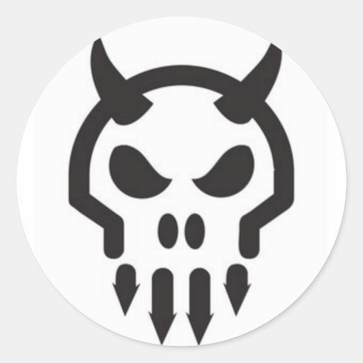 mini-skully sticker (Voorkant)